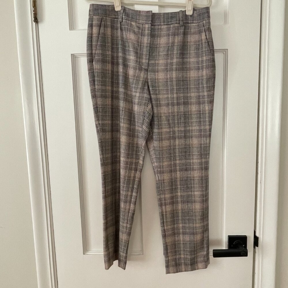Nordstrom Signature Plaid Trousers Size 10